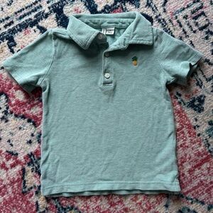 Janie and Jack Green Polo Shirt